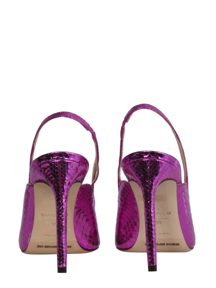Giannico Leather High Heel Pumps