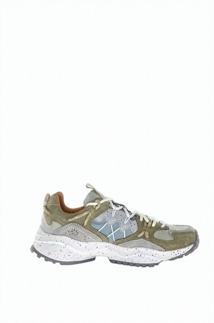 Flower Mountain Multicolor Ripstop Suede Bicolor Sole Outdoor Sneakers