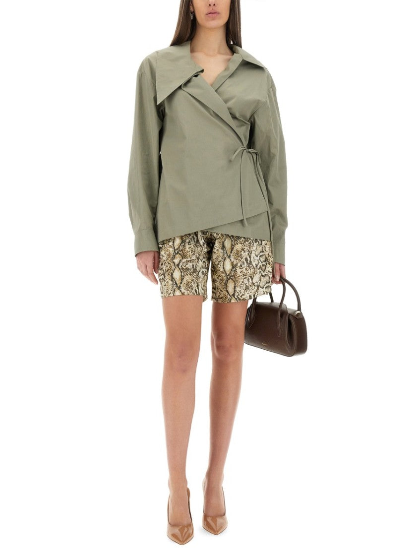 Dries Van Noten Asymmetrical Shirt With Unconventional Cut