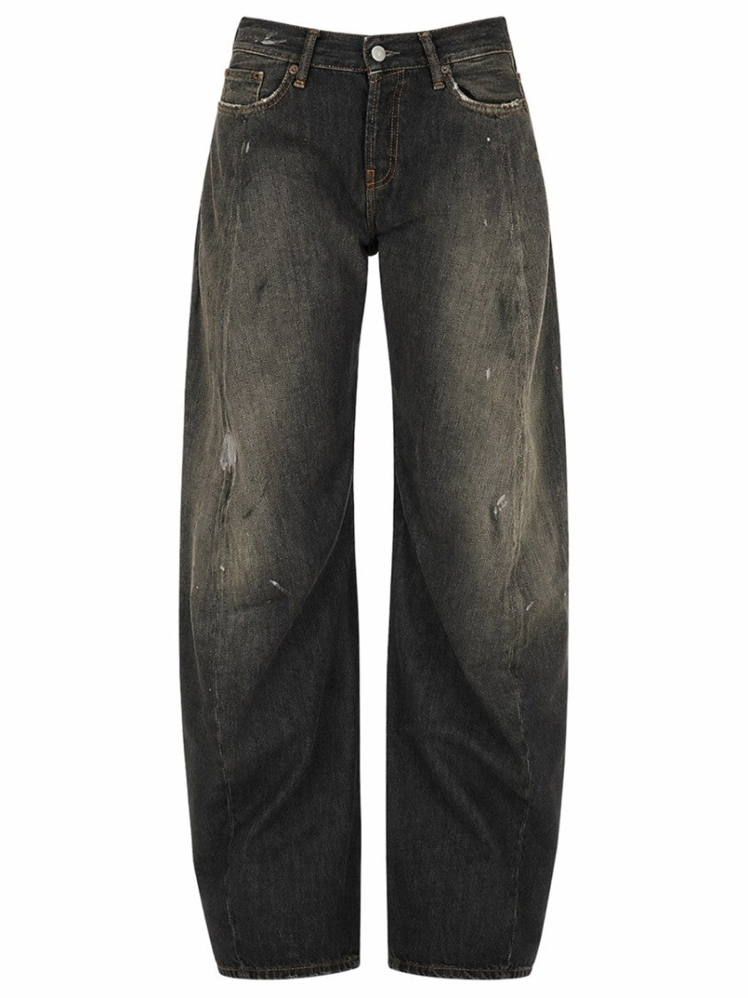 Acne Studios 2006F Washed Wide-Leg Denim Jeans