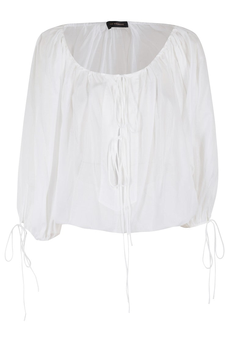 The Andamane Wilma Blouse With Elasticized Neckline