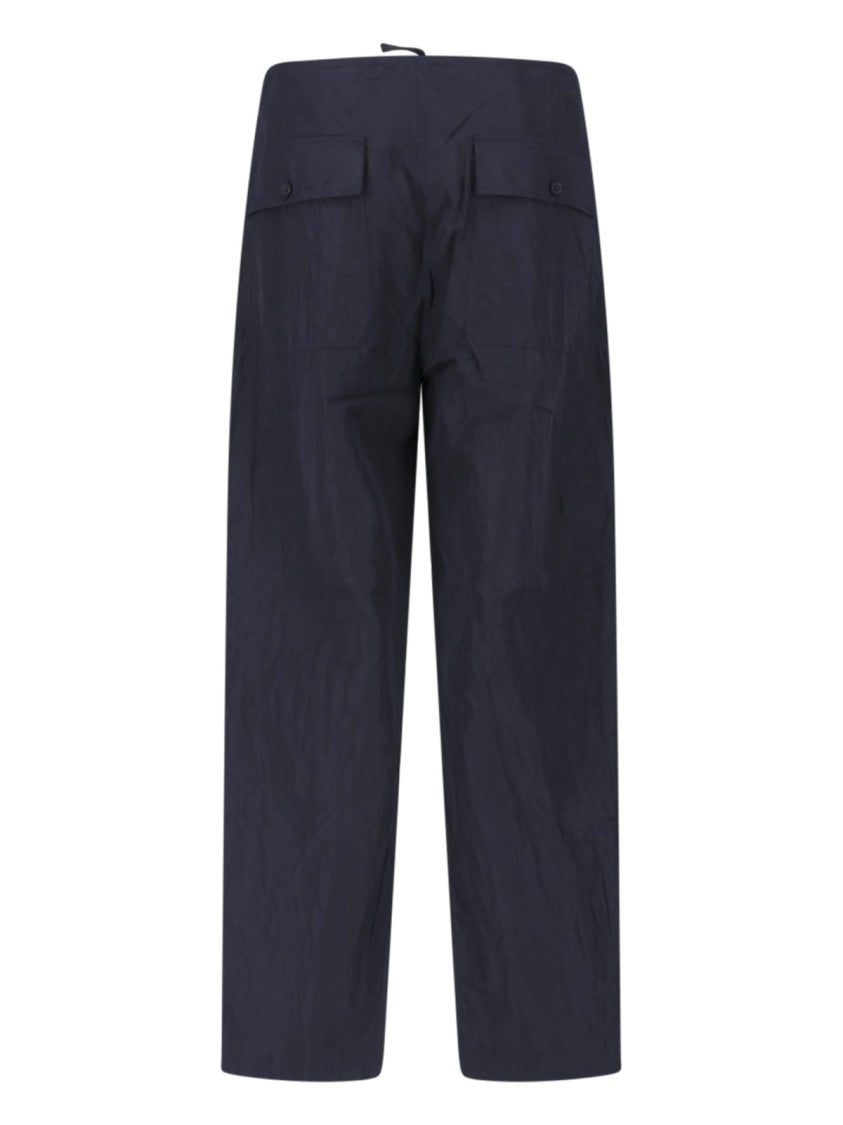 Kaptain Sunshine Deep Navy Walk Easy Wide-Leg Trousers