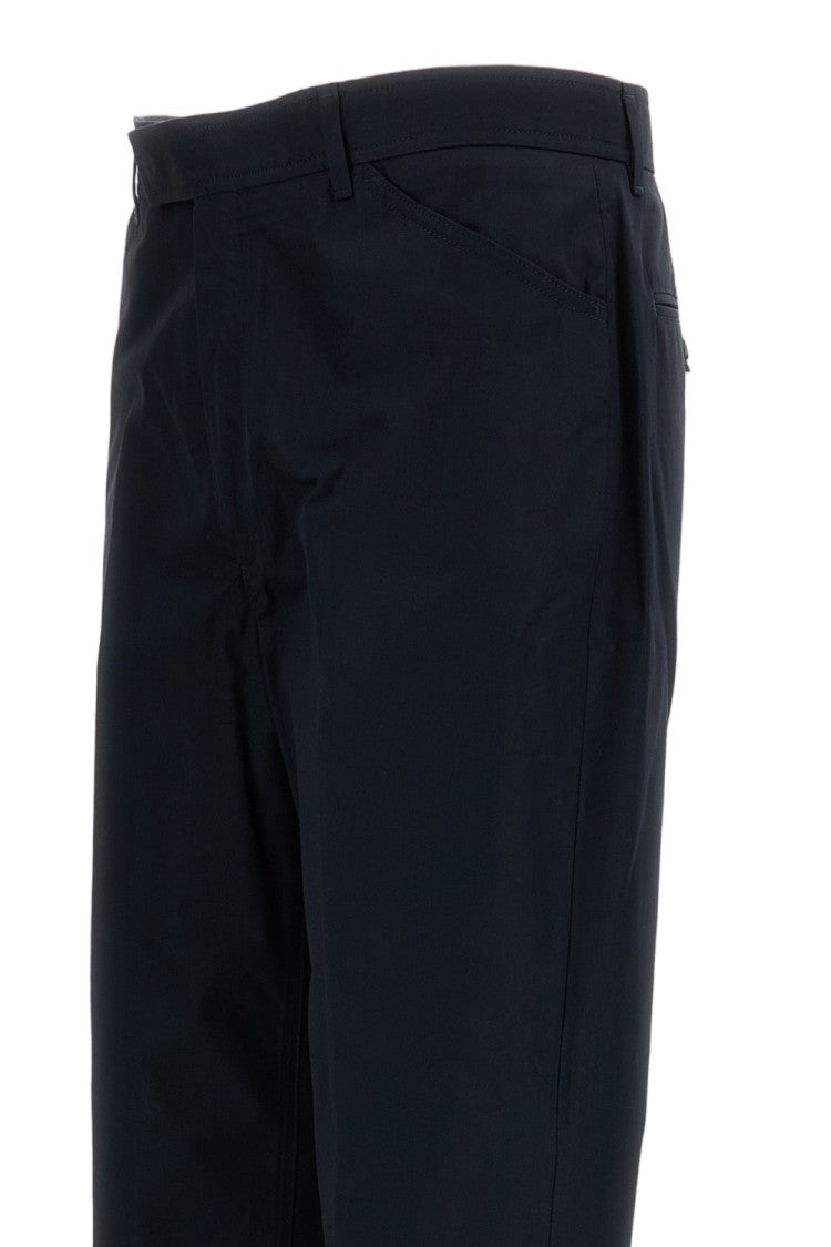 Thom Browne Blue Tailored Tapered-Leg Cotton Gabardine Chino Pants