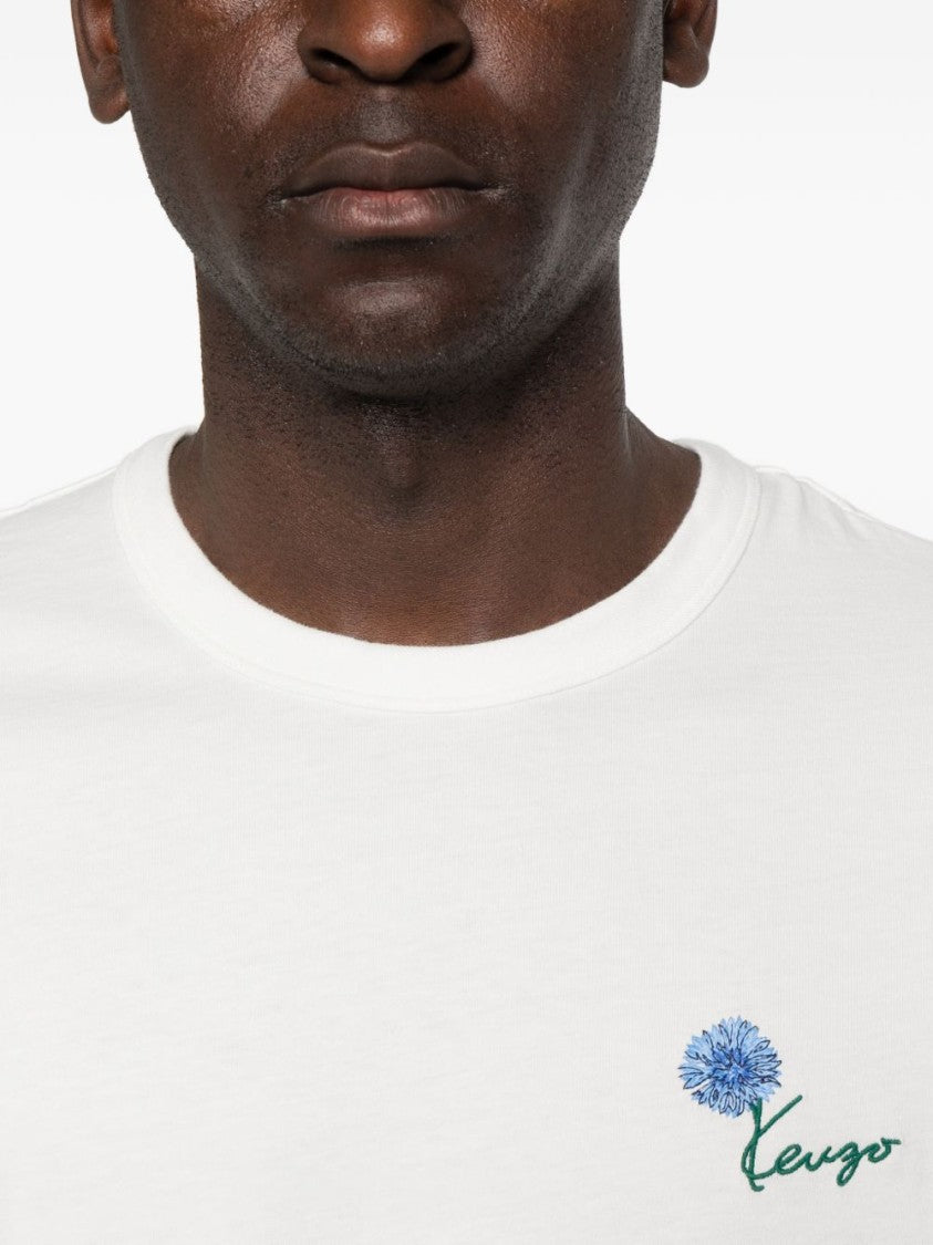 Kenzo Classic Logo Print Round Neck T-Shirt