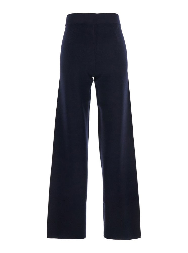 Max Mara Wide-Leg High-Waisted Pants With Seamless Finish