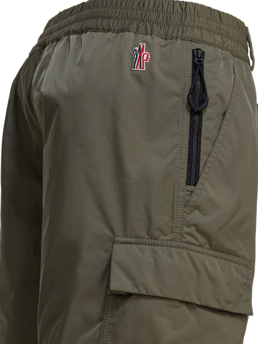 Moncler Grenoble Mid-Rise Utility Cargo Pants With Adjustable Waist