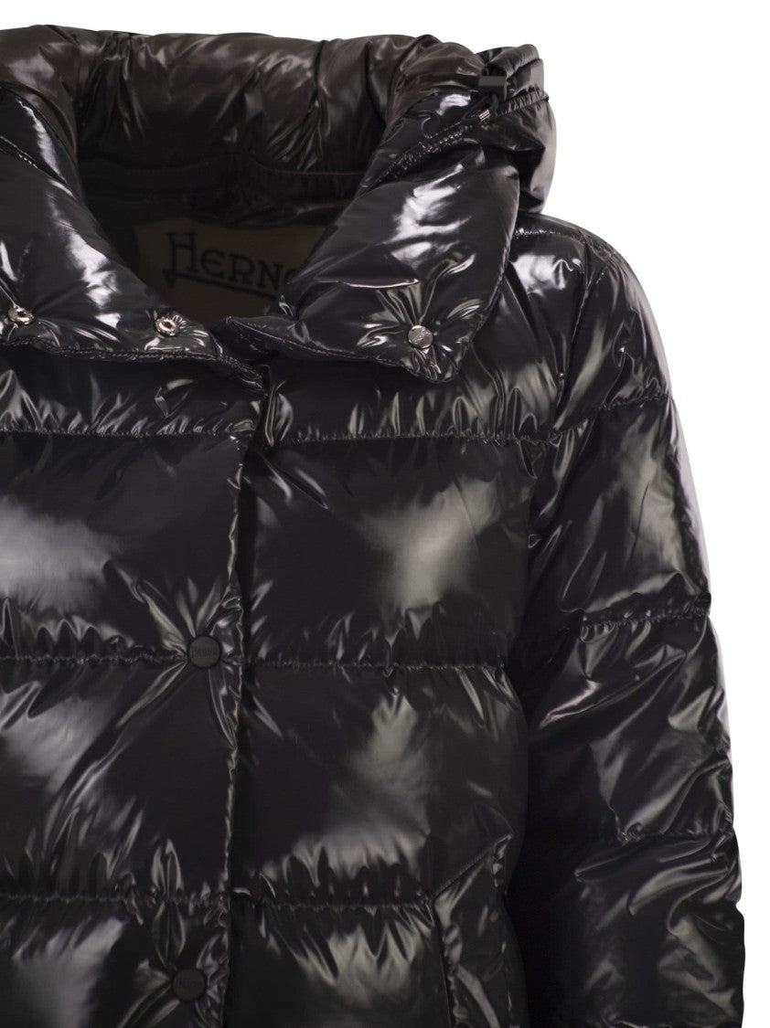 Herno Glossy Nylon Down Jacket