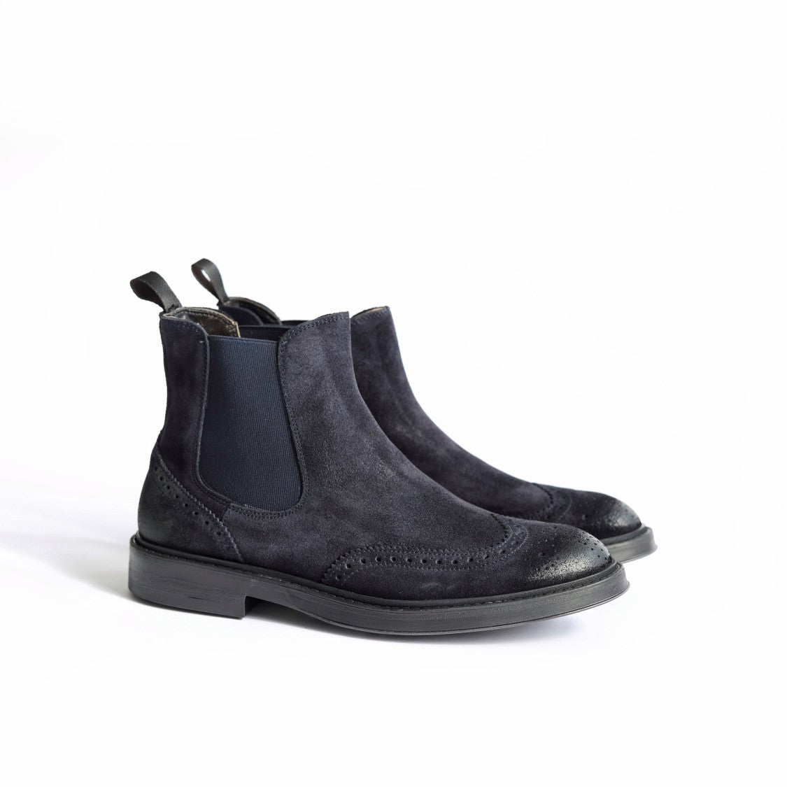 Ton Gout Ankle Boots Brogue Detail Rubber Sole