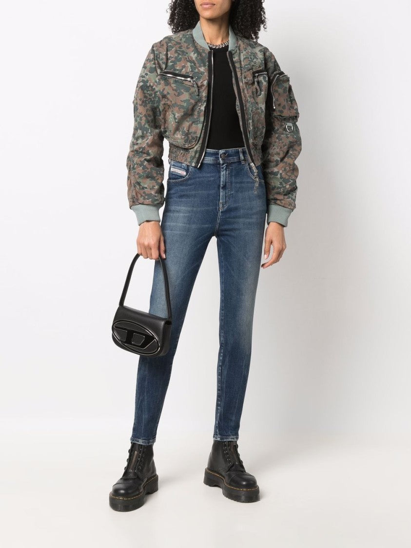 Diesel Black Shoulder Bag With Structured Design