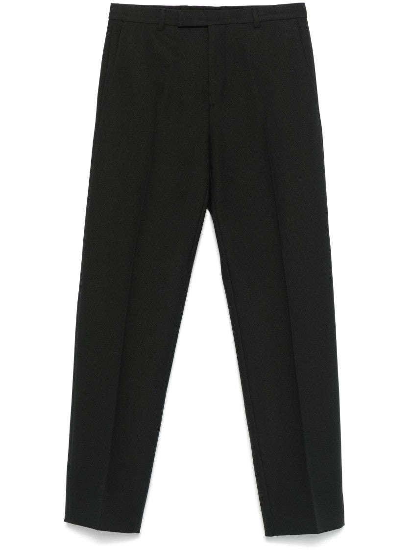 Gucci Black Fluid Straight-Leg Tailored Pants