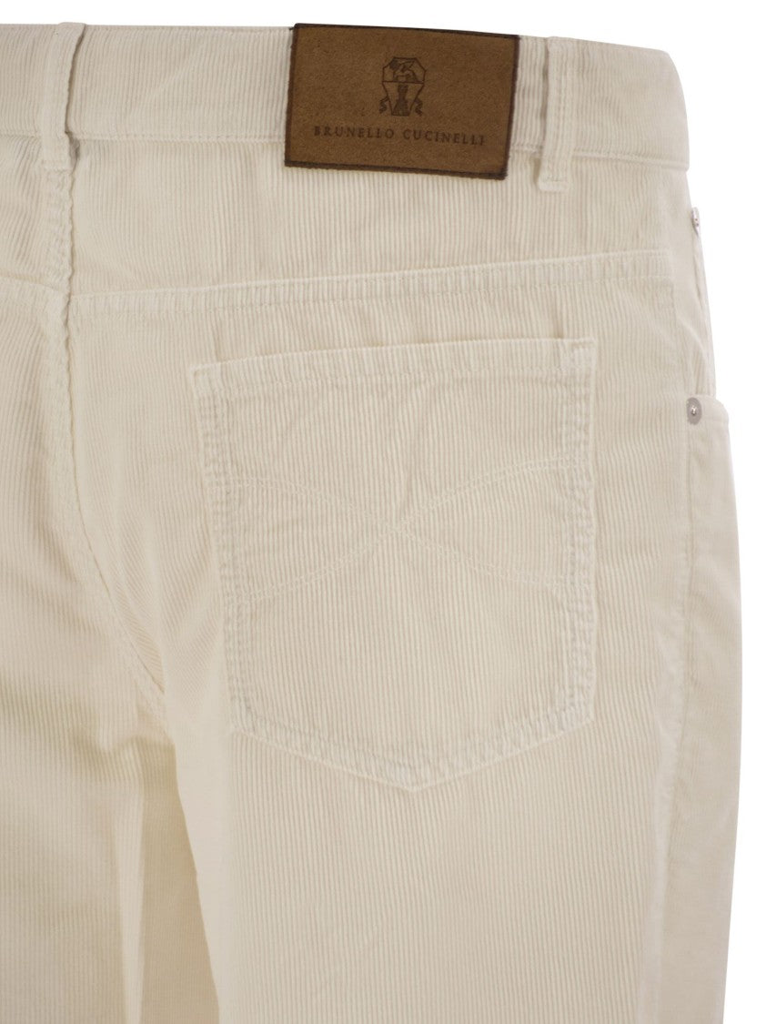 Brunello Cucinelli Five-Pocket Italian Fit Trousers