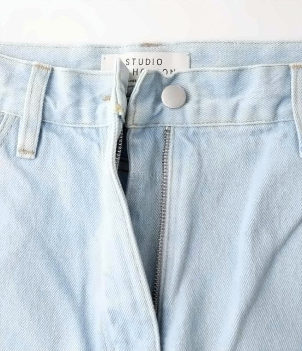 Studio Nicholson Light Wash Straight-Leg Denim Trousers
