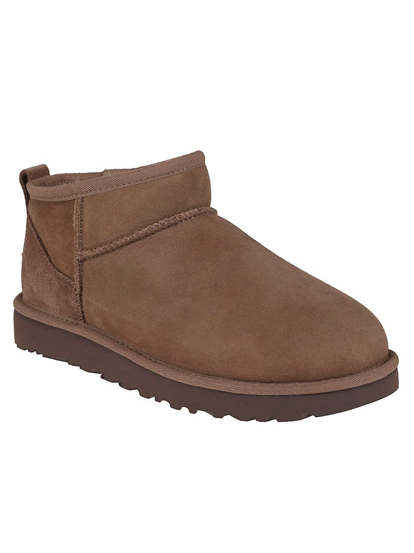 Ugg Classic Mini Ii Ankle Boots With Suede Upper And Lightweight Sole