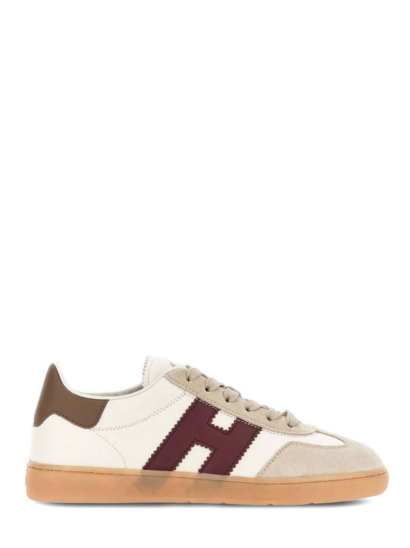 Hogan Low-Top Sneakers With Contrasting Logo And Suede Accents