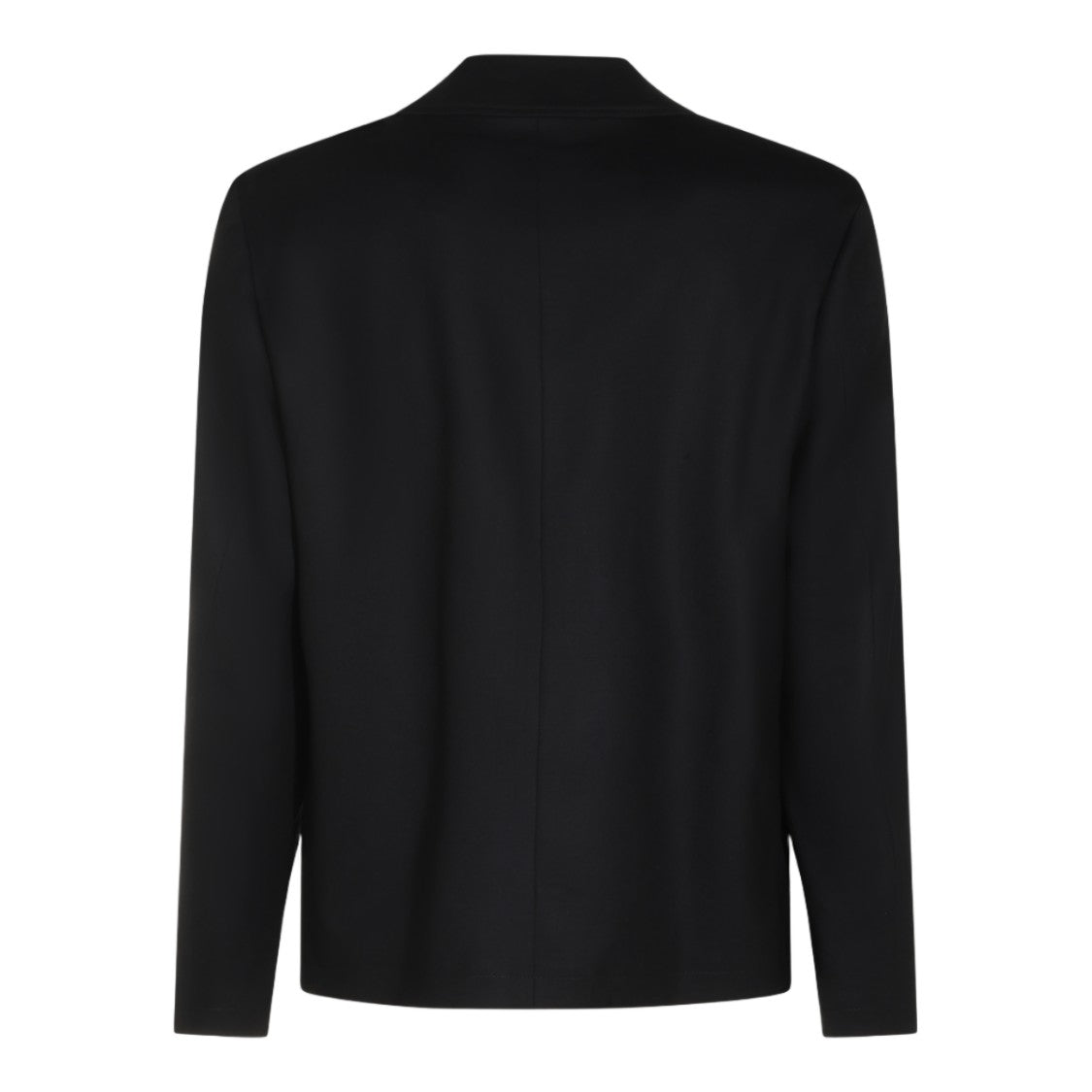 Lardini Tailored Black Jacket With Floral Pin Detail