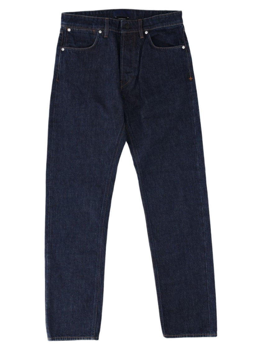 Stone Island Blue Indigo Denim Straight-Leg Cotton Jeans