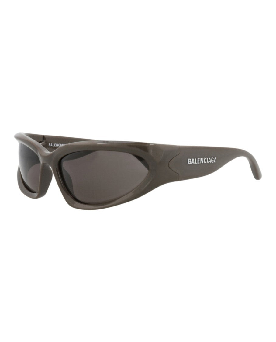 Balenciaga Shield-Frame Sunglasses In Bio Injection Material