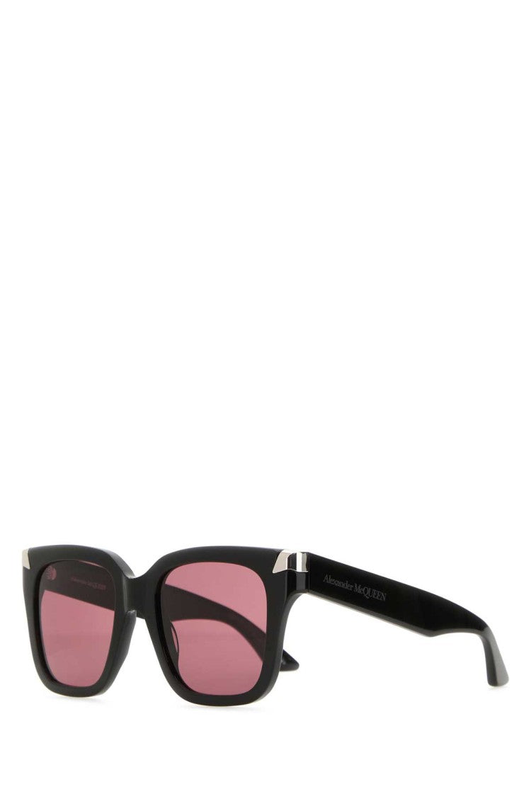 Alexander Mcqueen Black Acetate Punk Rivet Sunglasses