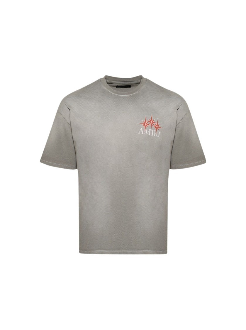 Amiri Starburst Oversized Tee Grey
