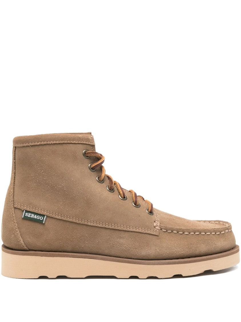 Sebago Brown Tala Mid Suede Ankle Boots
