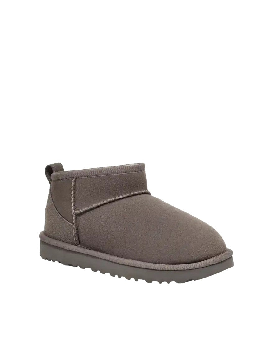 Ugg Reversed Sheepskin Ultra Mini Ankle Boots