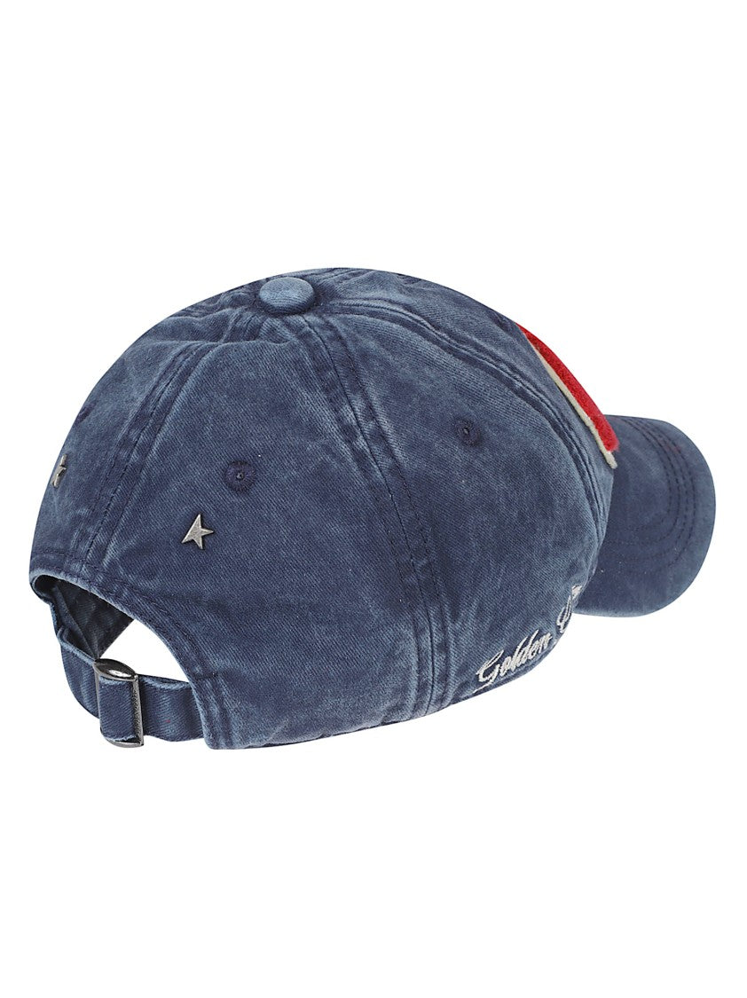 Golden Goose Grey Cotton Journey Baseball Hat