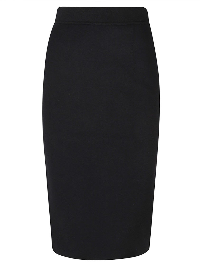 Tom Ford Fitted Black Skirt With High Waist
