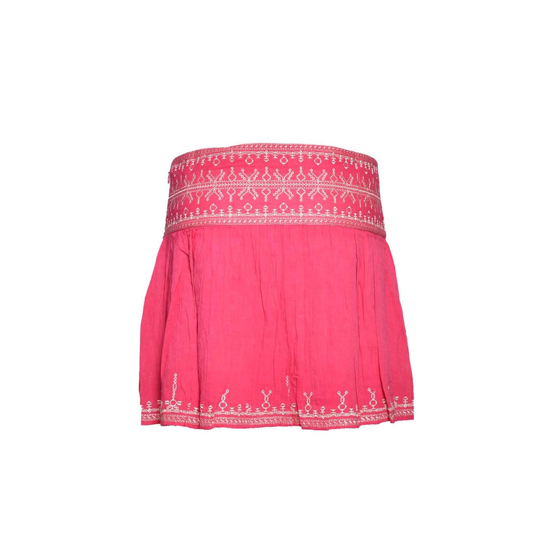 Isabel Marant Étoile Picadilia Mini Skirt In Fuchsia Cotton