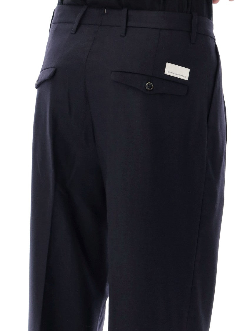 Nine In The Morning Kai Pleated High-Waist Wide-Leg Wide-Leg Pants