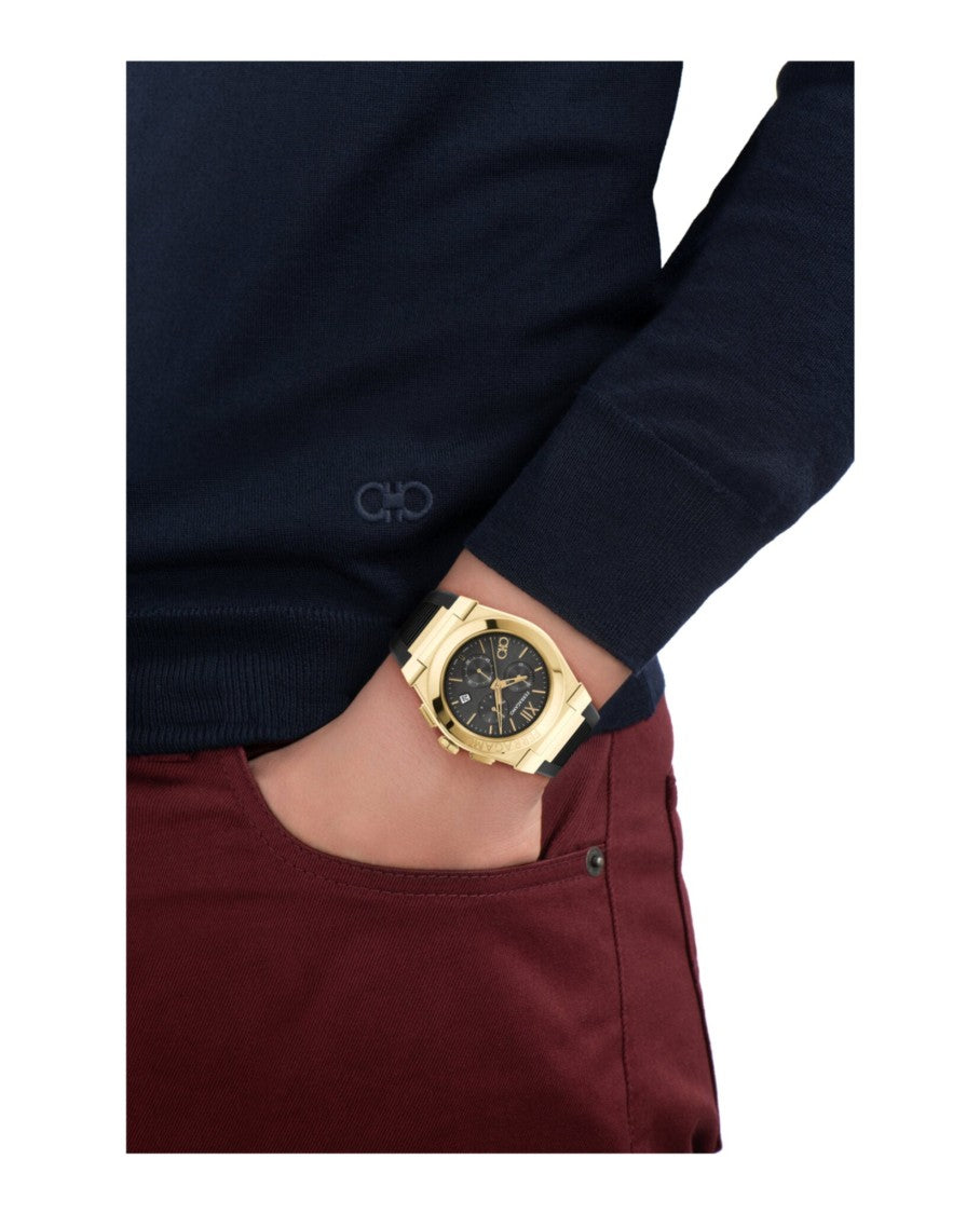 Ferragamo Vega Chrono Silicone Watch
