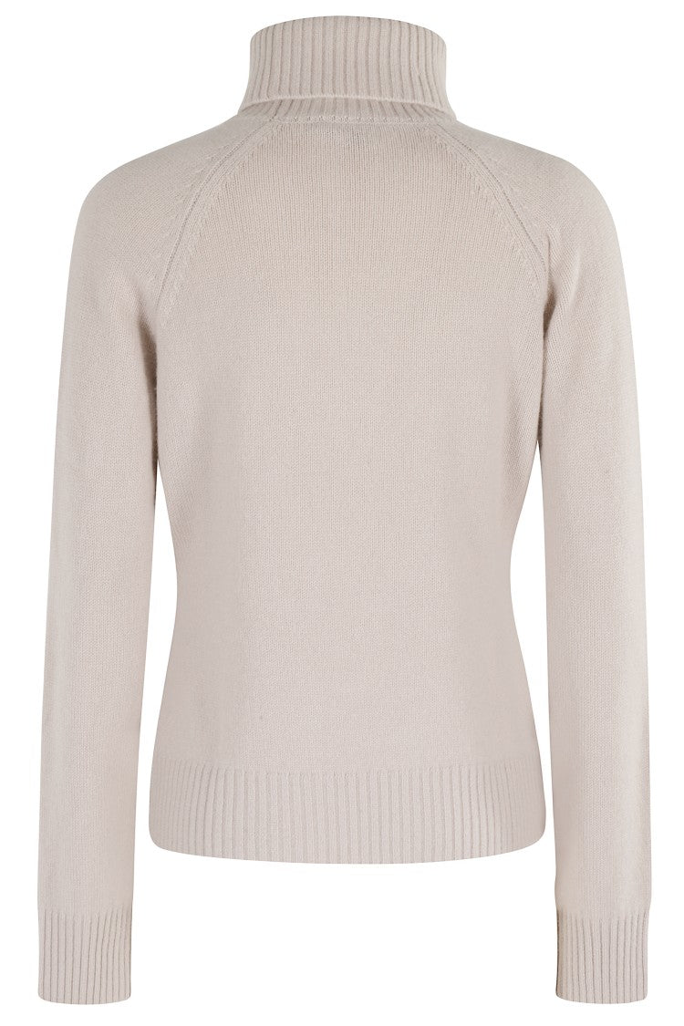 Seventy Fitted Long-Sleeve Cashmere Sweater With High Collar
