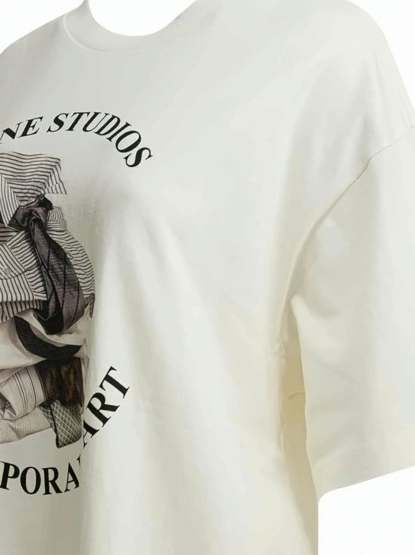 Acne Studios Relaxed-Fit White Cotton T-Shirt