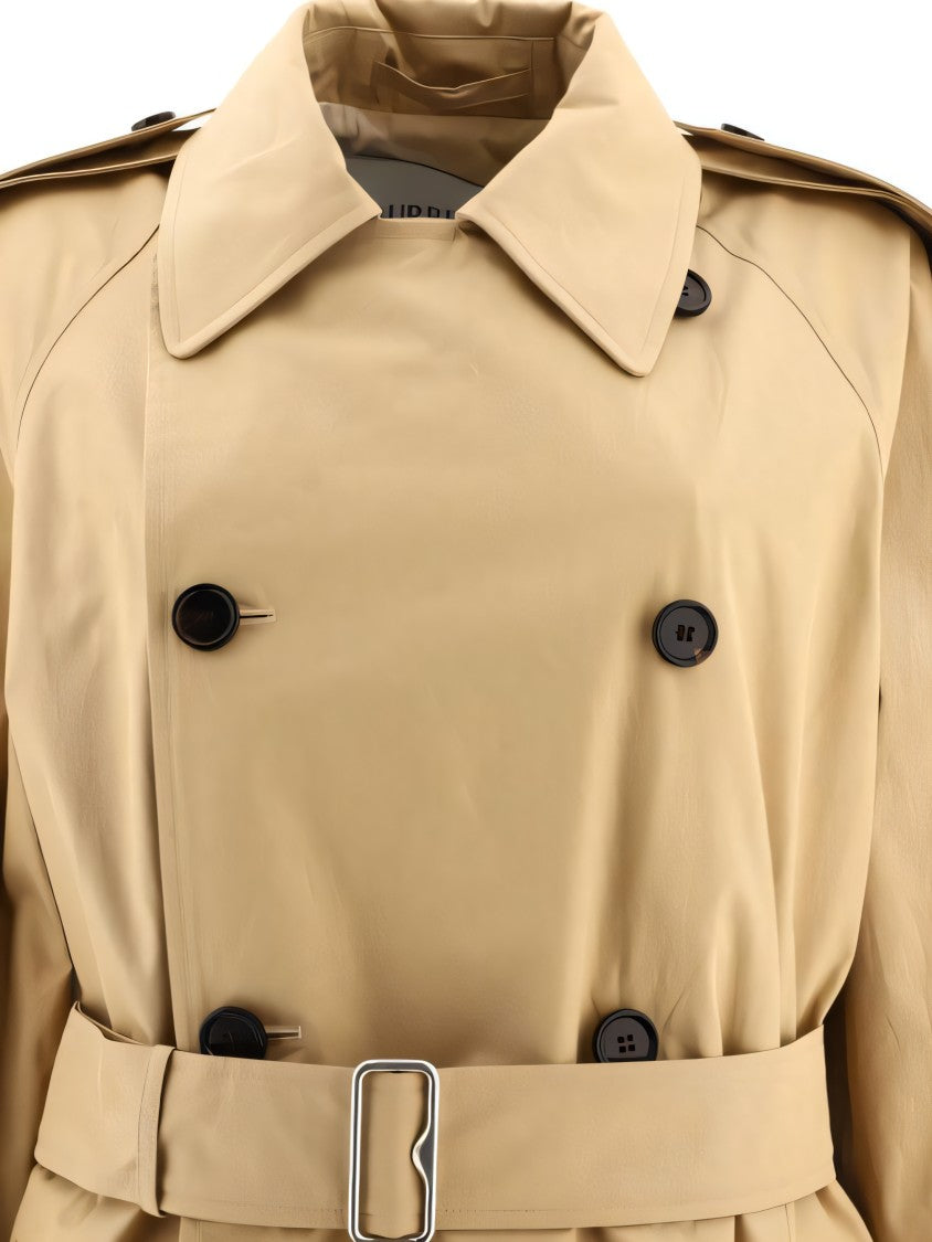Burberry Classic Double-Breasted Trench Coat With Belted Waist