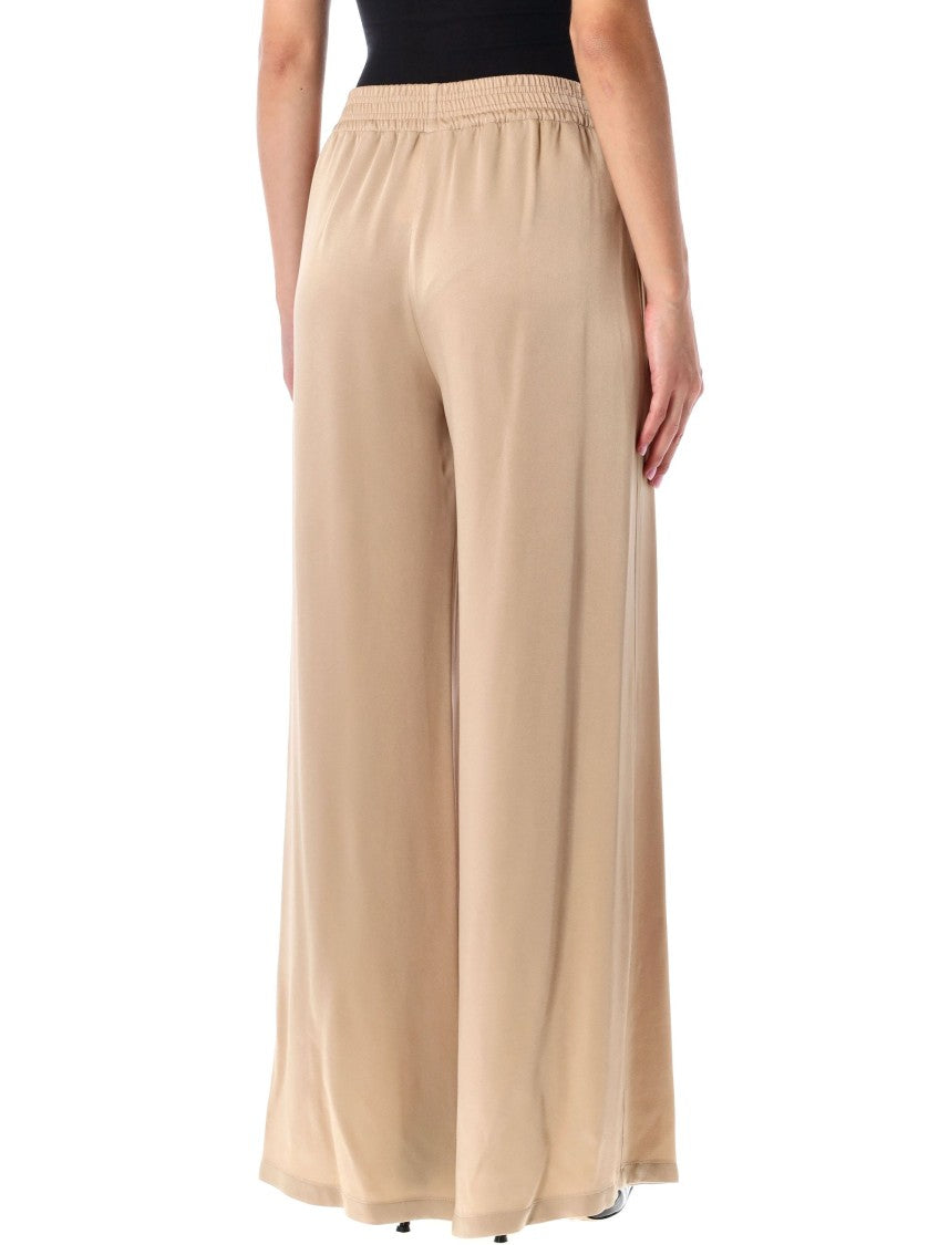 Fabiana Filippi Wide-Leg Satin Trousers