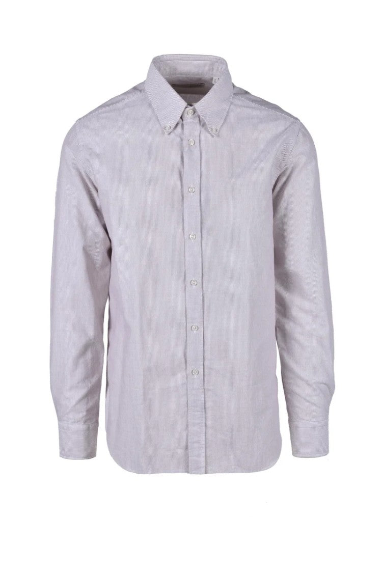 Baturo White Tailored Cotton Shirt