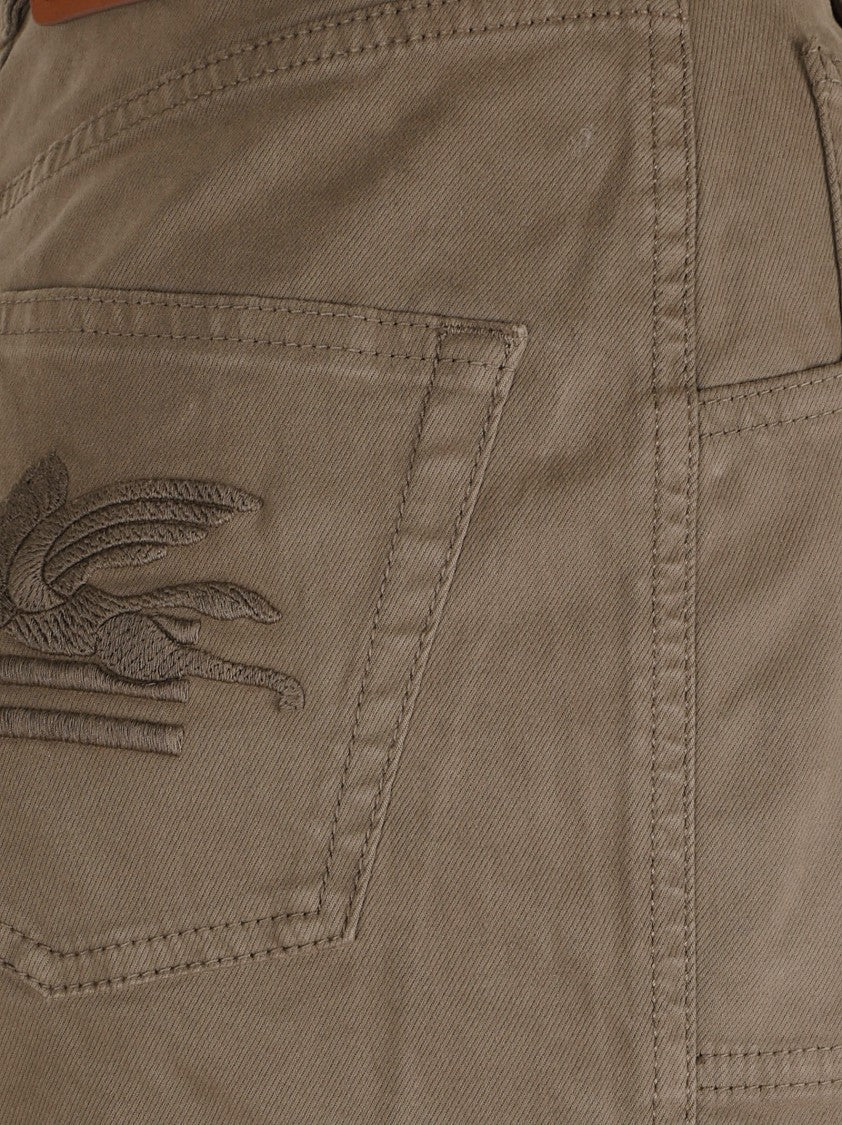 Etro High-Waisted Flared Denim Jeans