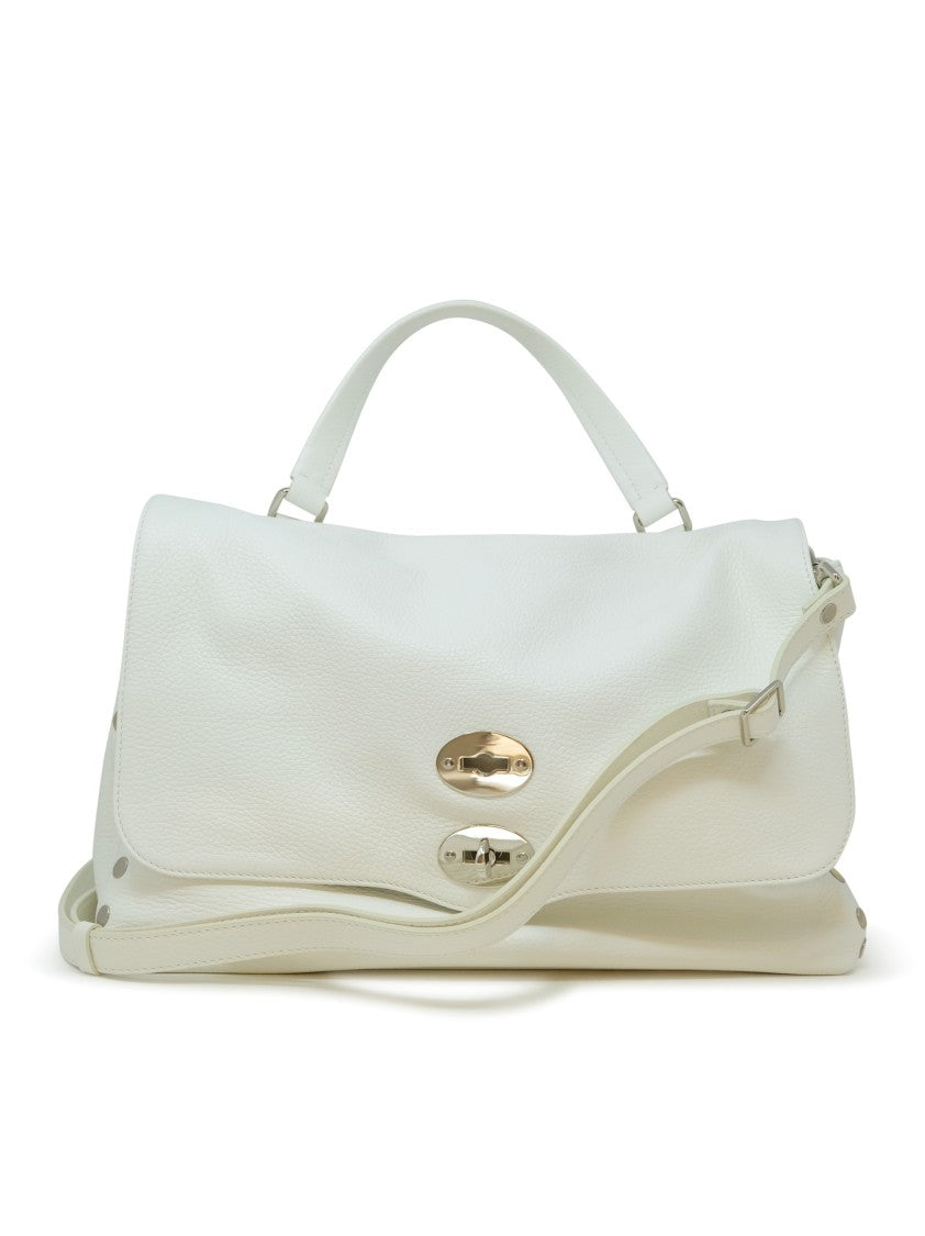 Zanellato White Leather Handbag