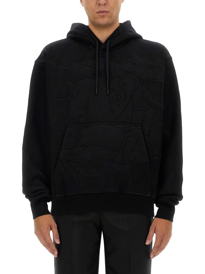 Burberry Relaxed Fit Black Hoodie