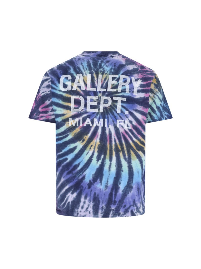Gallery Dept. Multicolor Tie-Dye T-Shirt With Logo Prints