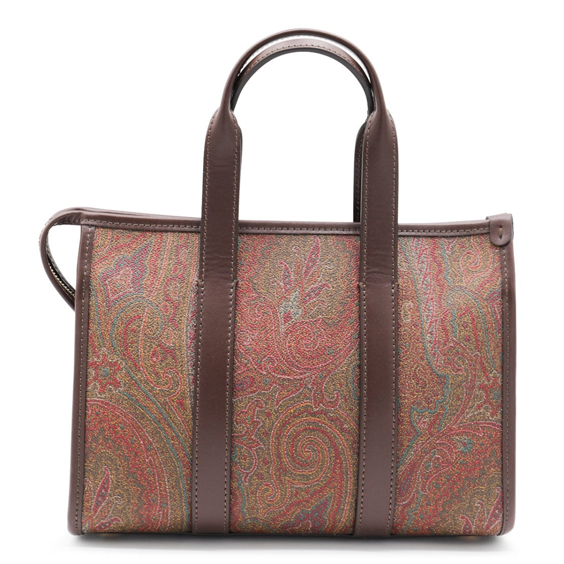 Etro Arnica Top Handle Bag With Intricate Paisley Pattern