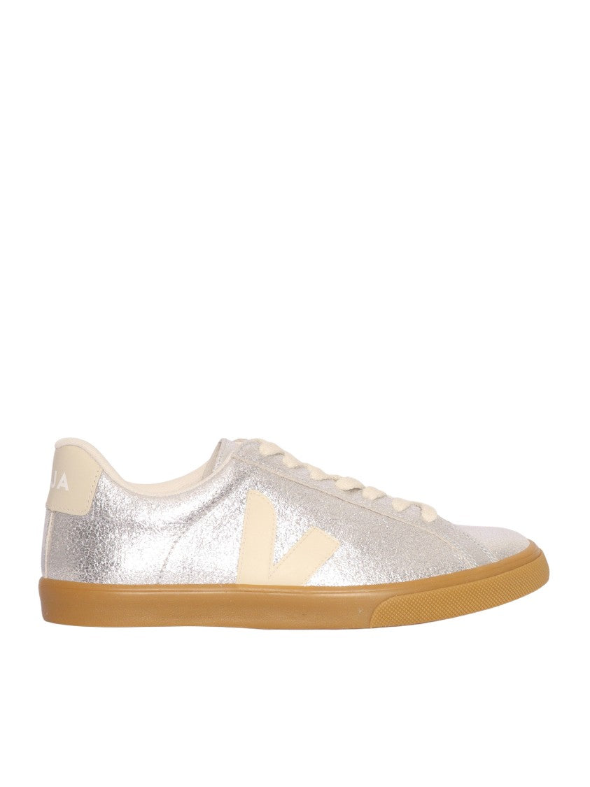 Veja Esplar Silver Suede Low Sneakers