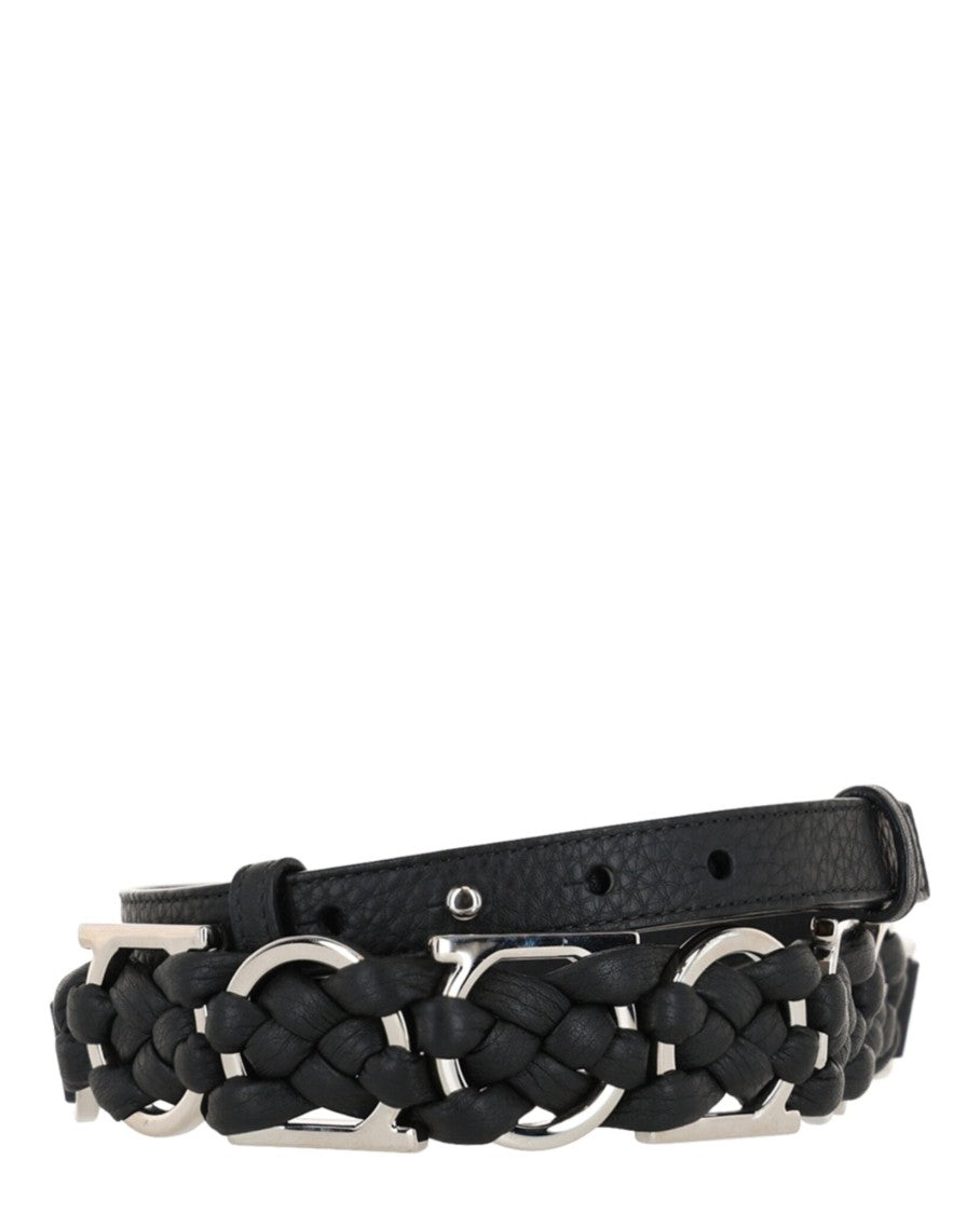 Ferragamo Braided Gancini Belt