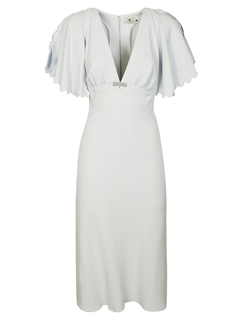 Elisabetta Franchi Knee-Length Dress With Deep V-Neckline