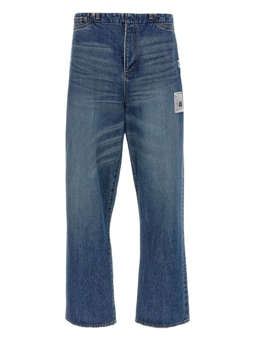 Maison Mihara Yasuhiro Powder Blue Straight Leg Jeans