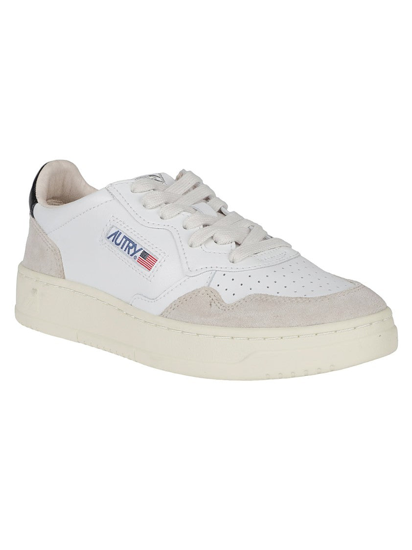 Autry Medalist Low Leather Suede Sneakers