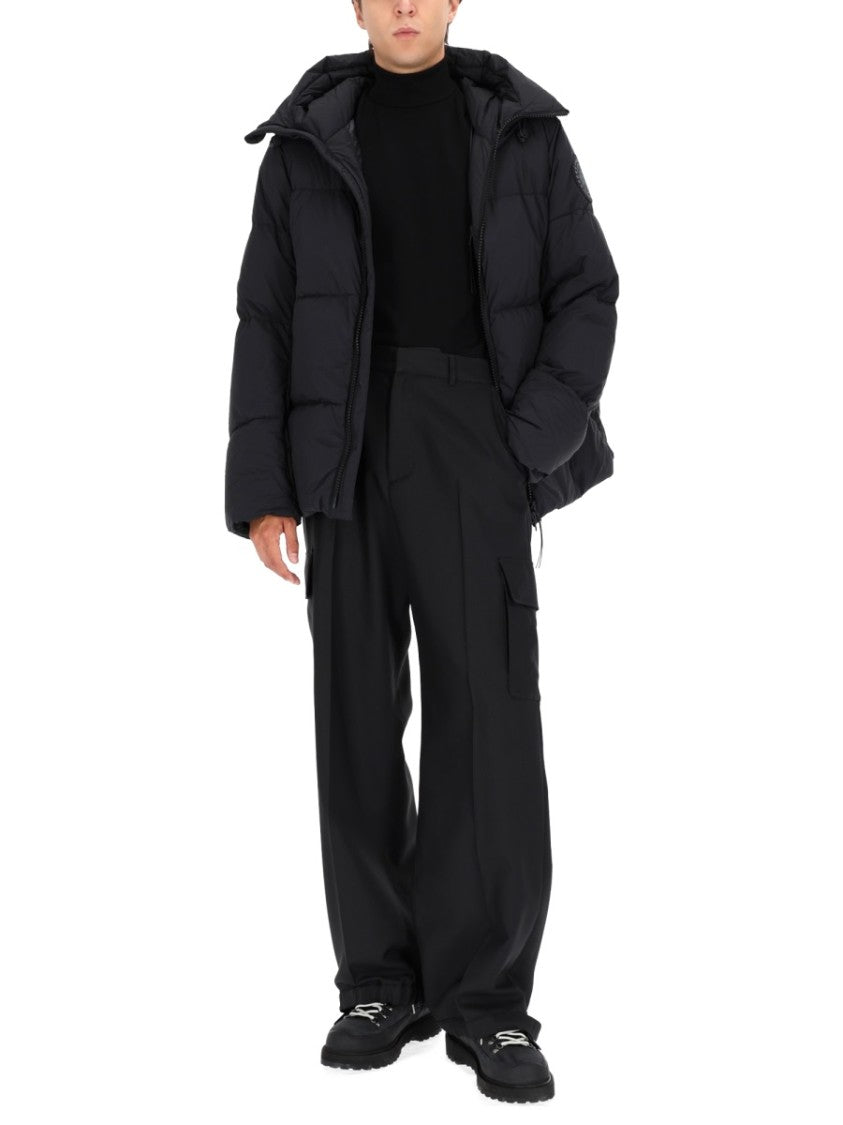 Canada Goose Boxy Padded Jacket With High Collar And Drawstring Features