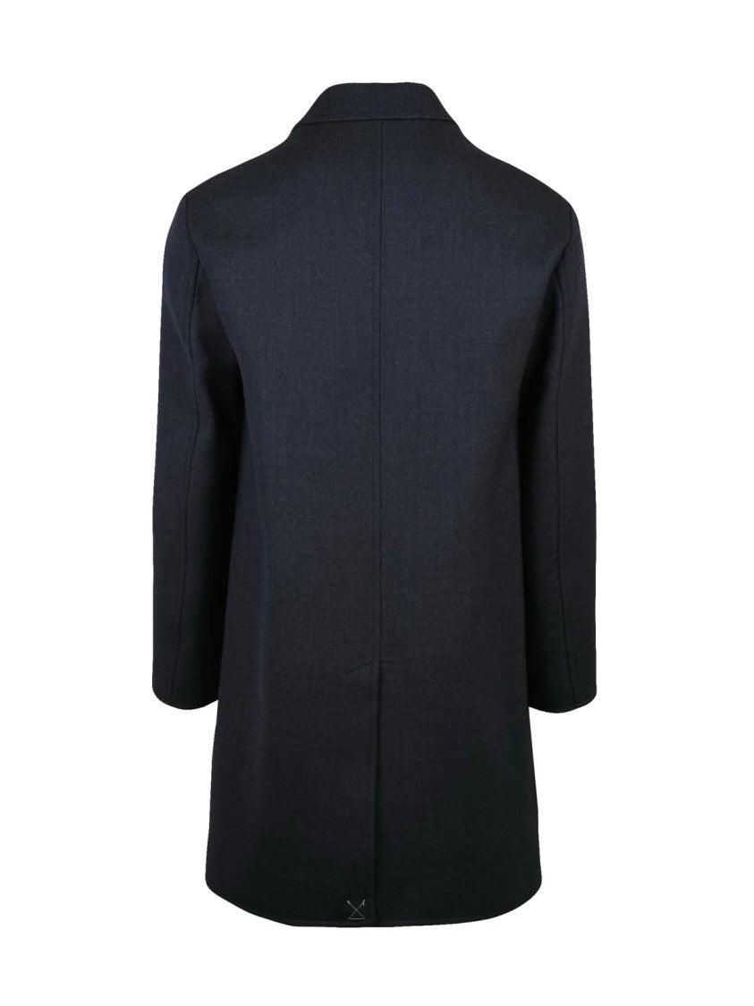 Circolo 1901 Navy Blue Virgin Wool Coat
