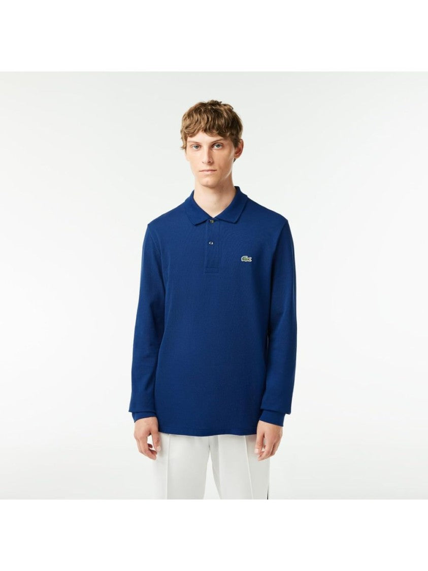 Lacoste Long-Sleeve Minimalist Polo Shirt