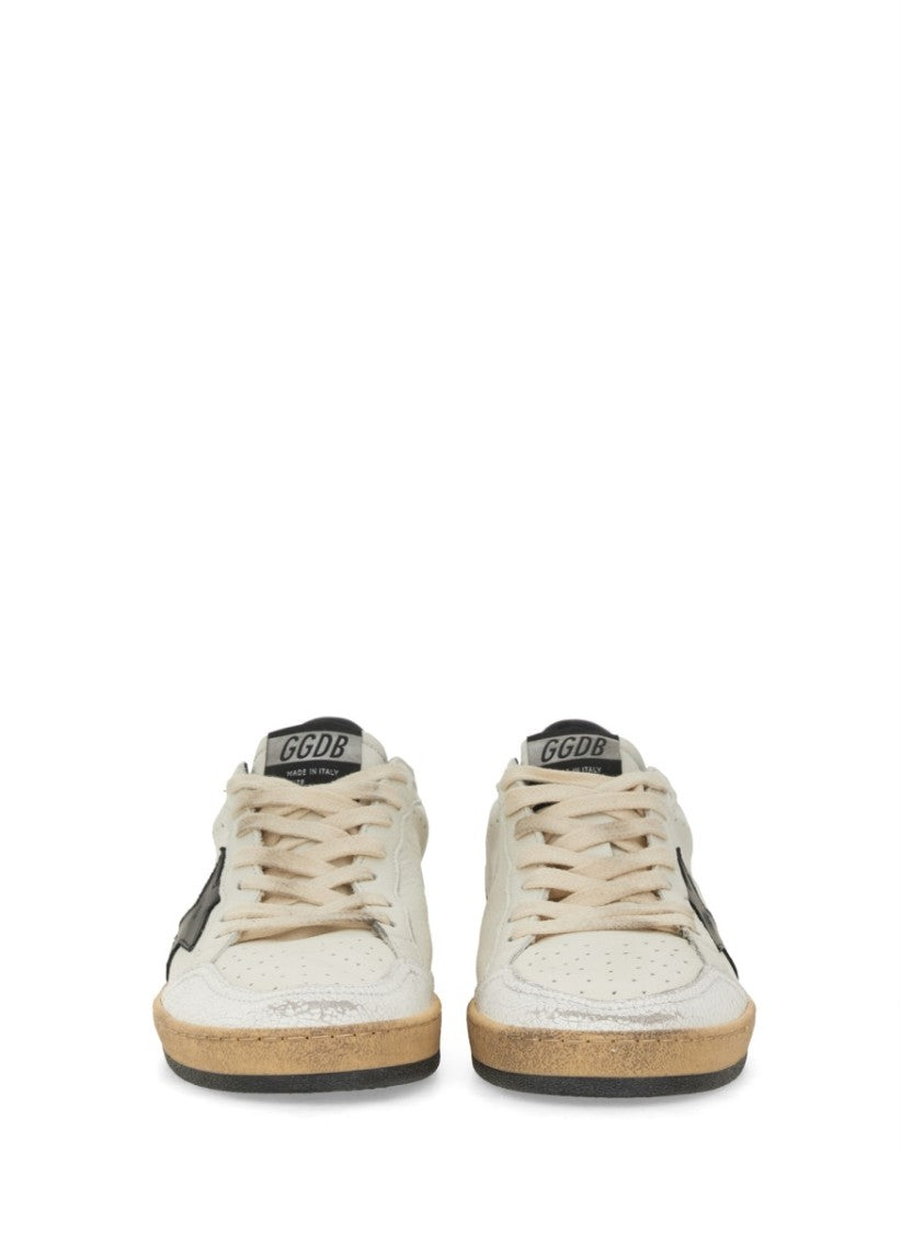 Golden Goose Sneakers Ball Star With Distressed Goat Leather