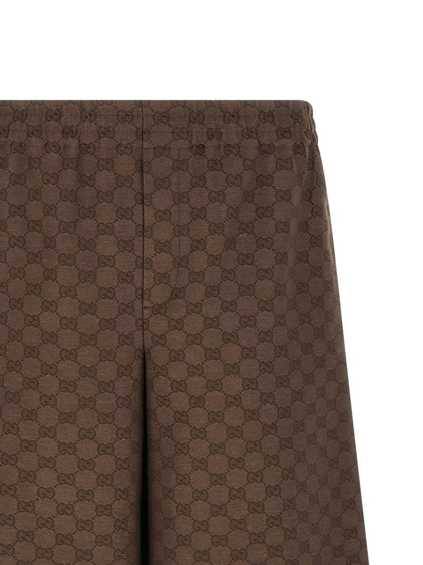 Gucci 'Gg' Canvas Bermuda Shorts